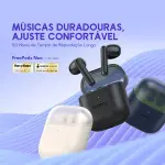 Fones de Ouvido Oraimo True Wireless Bluetooth – Branco/Creme (TWS)