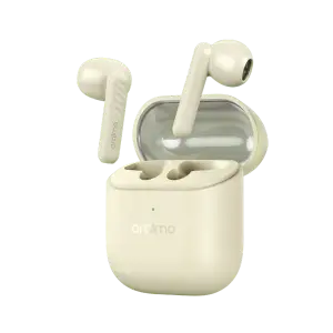 Fones de Ouvido Oraimo True Wireless Bluetooth – Branco/Creme (TWS)