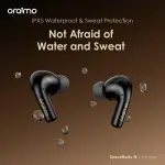 Fones de Ouvido Oraimo True Wireless Bluetooth – Preto (TWS)